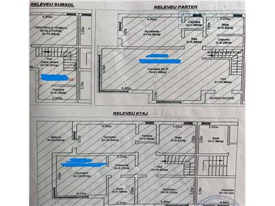 Casa mobilata 5 camere 3 bai carport teren 450 pe Calea Turnisorului