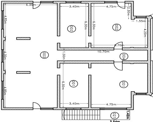 Spatiu comercial intabulat cu vitrina 60 mpu cu 2 camere in zona Rahovei